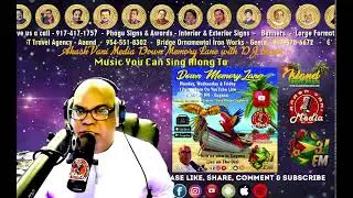 Akash Vani Media Live - Down Memory Lane with DJ  Navin - Powered by Island Zone Radio