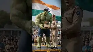 hulku bna police wala 😱😭💔🥀🫡 #ai #hulk #viral #shortfeed #shorts #police