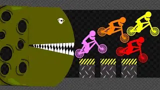 Survival Bicycle Race - Escape From Train Eater