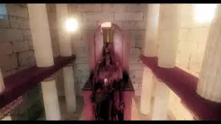 Tempio di Hera interni ricostruzione 3d - Sicilia Greca Magna grecia