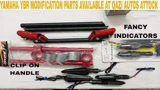 YAMAHA YBR MODIFICATION PARTS AVAILABLE AT QAZI AUTOS ATTOCK ON CHEAP PRICES 😱😱😱
