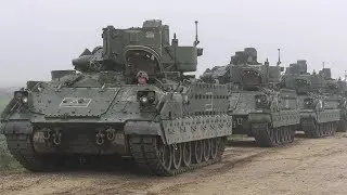 U.S. Army Heavy Armor Rolls Into Romania As Part of Atlantic Resolve Deployment