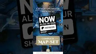 D&D | Pathfinder | City Of Splendor - Complete Map-Set | Animated Battle Maps | Virtual Tabletop