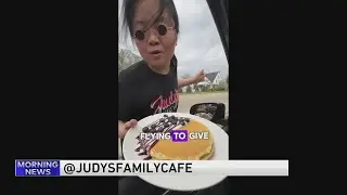 Owner of Judy's Family Cafe in IL goes viral with pancake videos