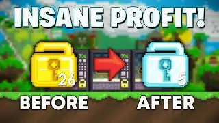 INSANE PROFIT method in Growtopia 2021! How to get RICH fast in Growtopia! (EASY DLS)