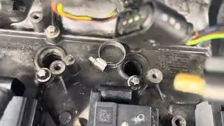 Removing fuel injectors gasoline injectors B200 2016 M270.920 Natural Gas / part 1