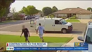 Brazen thief grabs bike off porch but workers track it down, and 26 million TikTok viewers cheer