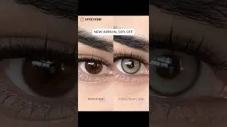 Soft, Real, Undetectable Contacts ✨👀丨Prescrition #colorcontactlenses