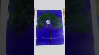 fan brush painting kids painting ideas