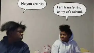 Transferring to my ex school prank on bestie🏫