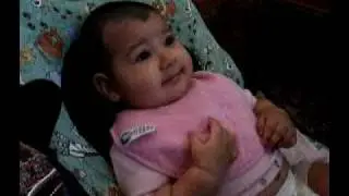 Mariam eating banana 19 July 2009