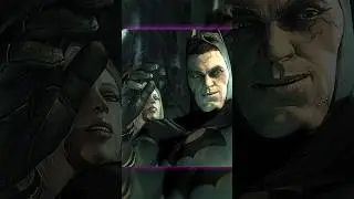 Талия снимает маску, чтобы поцеловать Бэтмена &mdash; Batman Arkham City #dcgames