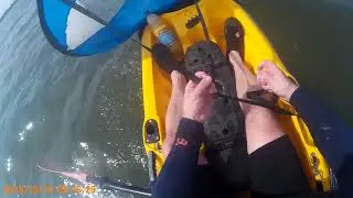 Kayaking and with kayak sail 29th June 2025