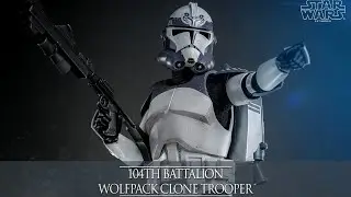 Hot Toys STAR WARS The Clone Wars 104th BATTALION WOLFPACK CLONE TROOPER