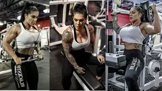 Laura Marie aka Muscle Bombshell | hardcore beast workout compilation | female fitness motivation.
