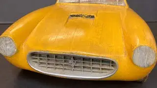 #003 Tiny Ferrari Badge - (Model Ferrari badge, model 250 SWB, 10mm badge, Avid CNC, workshop)
