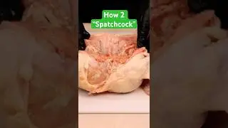 How to Spatchcock a Chicken or Turkey #Shorts #spatchcock #spatchcockchicken