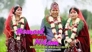 Hemant Weds  Nilam - New Tharu Cultural Wedding Video 2022/2078 || Delight Photo