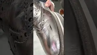 Fixing my metallic oxfords