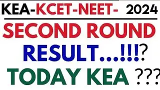 KCET - NEET Second Round Option Entry 2024 | KCET-NEET Results | #kcet_new_updates #kcet2024