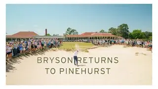 Bryson returns to Pinehurst to receive his plaque
