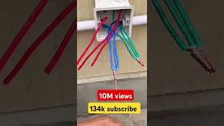 Wire joint smart process #smart #trick #electric