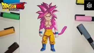 How to draw Goku ssj4 (daima)/#ssj4goku