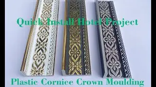 Top Cornice Moulding-Easy Install Crown Coving Samples Hotel Project Architectural Foam Moulding