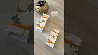 Made these little treat boxes to share the joy of Eid #how #gift #favours #treats #eid #eidgifts