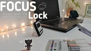 ☁️ STUDY WITH ME  🔒 LOCK IN NOW Pomodoro Deep focus 