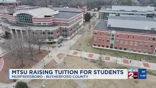 MTSU raising tuition for students