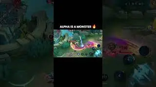 Alpha is a monster #alpha #mobilelegends #mlbb #tyrant #shorts