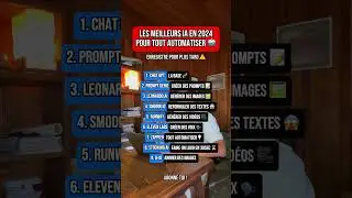 Les MEILLEURES IA pour TOUT AUTOMATISER ! 🤖📈#ia #business #astuces #astuce #apprendre #top10
