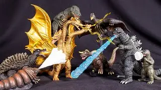 Обзор набора Godzilla: Destroy All Monsters Set 1 (Mezco Toys)