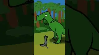 TRex Torben ist der st&auml;rkste Dinosaurier ever!!! #funny #animation #flipaclip #cartoon #dinosaurier
