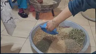 تحضيرات البسيسة زمنية وصحية 💯طريقة بسيسة القمح الدياريrecette tunisienne