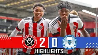 Sheffield United 2-0 Peterborough United | U18 FA Youth Cup Highlights | Jebbison & Brooks Goals. 💥
