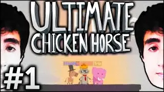 Felps, Triz e Guaxinim JOGANDO Ultimate Chicken Horse | #1
