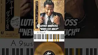Funk Master: Luther Vandross &ldquo;Never Too Much&rdquo; Chords 🔥🎹🔥
