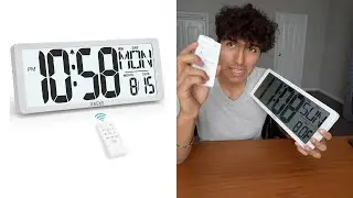 XREXS Large Digital Wall Clock with Backlight Review
