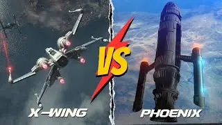 X-Wing VS The Phoenix : Size Comparison