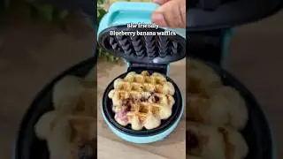 Healthy Blueberry Banana Waffles &ndash; Easy Breakfast Recipe for Babies, Toddlers & Family