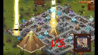 Throne Rush Pyramid vs. 300 Knights