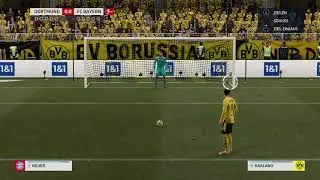 Bayern M&uuml;nchen gegen Borussia Dortmund Elfmeter schie&szlig;en