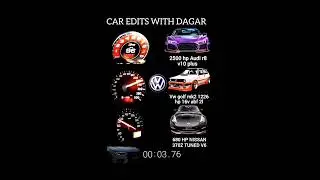 AUDI R8 VS VW GOLF VS NISSAN 370Z