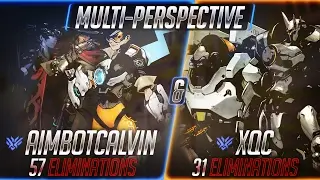 [Multi-Perspective] AimbotCalvin (57 Elims) & xQc (31 Elims) Absolutely Annihilate Oasis