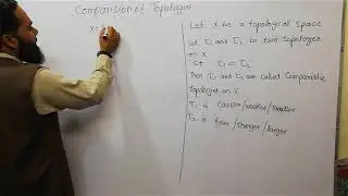 Comparable topologies on X