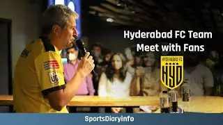 Coach Manolo Marquez and Team Meet Hyderabad FC Fans  || Sports Diary