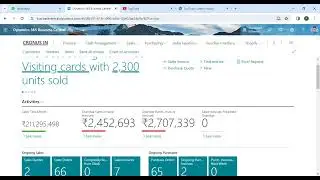 Sales Order Hindi || Dynamic Business Central 365 In Hindi