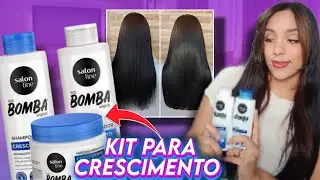 Kit sos crescimento | Funciona ?crescimento capilar sos bomba salon line